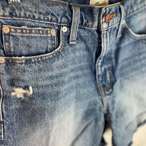 Madewell Relaxed Mid-Length Denim Shorts Size 26 - Picture 6 of 7